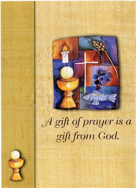 Spiritual Enrollment Liturgical Folder Mass Cards