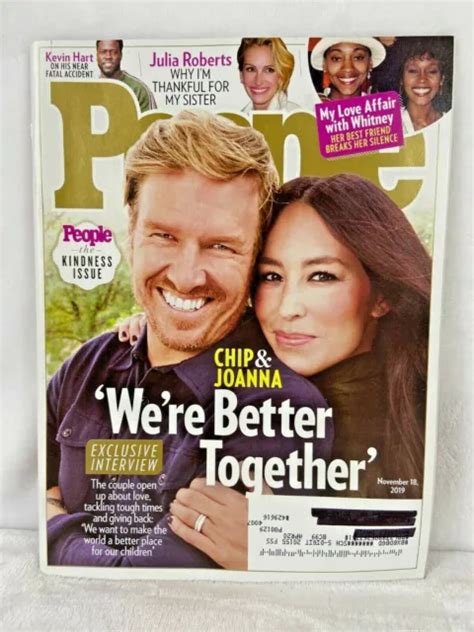 People Magazine November 18 2019 Chip And Joanna Better Together