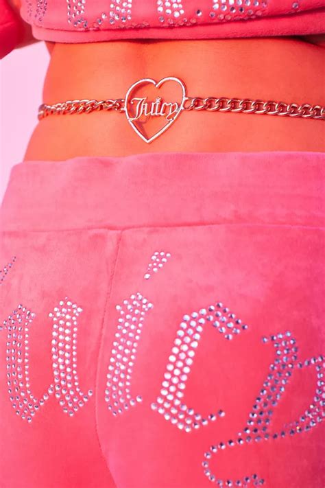 Juicy Couture Uo Exclusive Heart Chain Belt Urban Outfitters