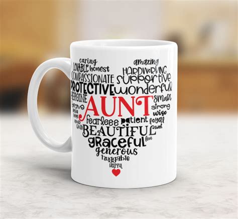 Personalised Best Aunt Ever Mug Personalise Online With Fast Dispatch Putty Print