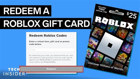 How To Redeem A Roblox T Card Youtube