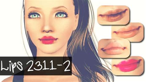The Sims Resource Lip Gloss 2311 2
