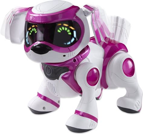 Teksta Robotic Puppy Chiot Robot Rose Animal Interactif Import