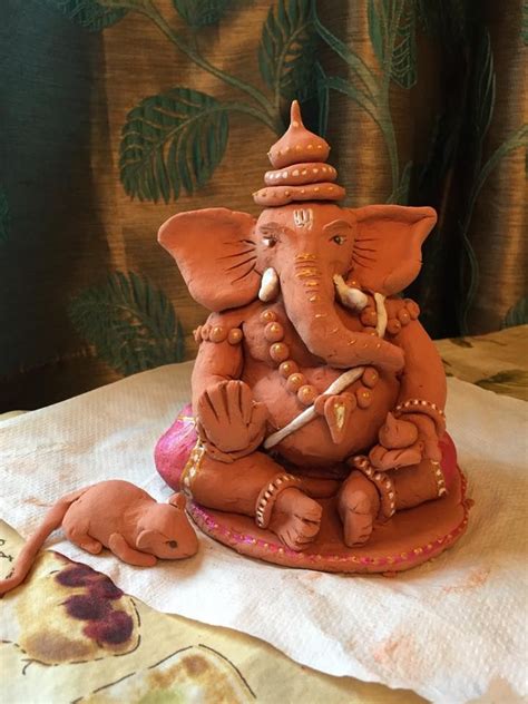 Super Easy Way Making Ganesha Sculpture With Clay Step By Step Vlrengbr