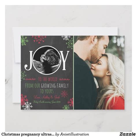 A Christmas Card With An Image Of A Couple Kissing And The Words Joy