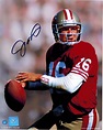 Joe Montana Autographed Signed 8x10 NFL Photo San Francisco 49er's JSA LOA