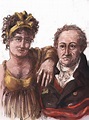 Johann Wolfgang von goethe en Christiane Vulpius trouwden op 20 oktober ...