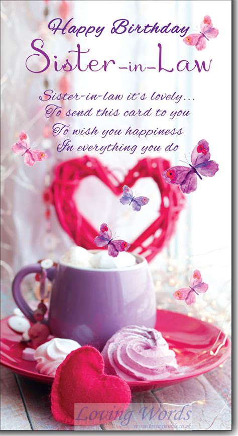 Maybe you would like to learn more about one of these? Happy Birthday Sister In Law | Greeting Cards by Loving Words