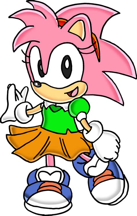Classic Amy Rose By Tails19950 On Deviantart
