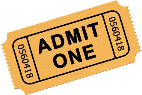 Movie Ticket Png Pic Png All
