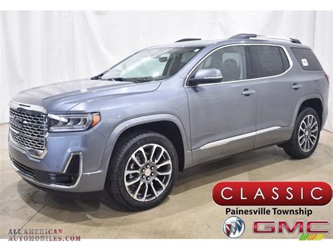 2021 Gmc Acadia Denali Awd In Satin Steel Metallic 127443 All