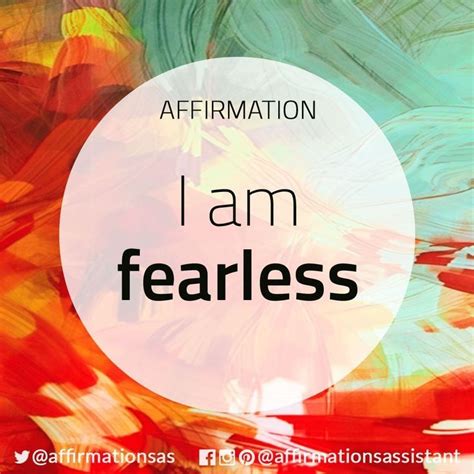 Im Fearless Success Affirmations Affirmations Positive Self