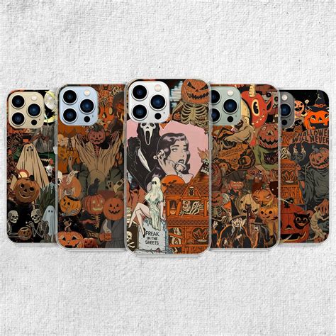 Halloween Phone Case Spooky Horror Movie Cover For Iphone 15 Pro Max
