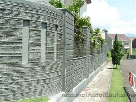 gambar model tiang pagar rumah mewah