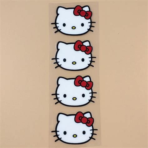 car stickers hello kitty cartoon cute pink lovely creative decals for tail fuel cap waterproof