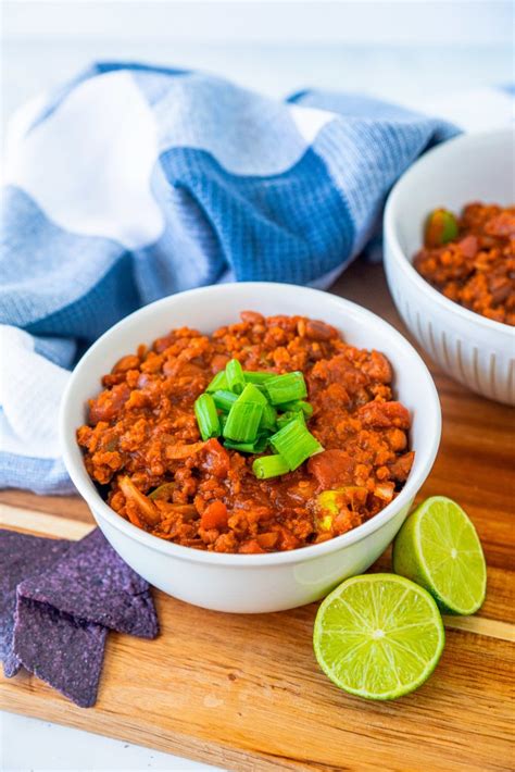 Moms Easy Vegan Chili Recipe 5 Ingredients Wow Its Veggie