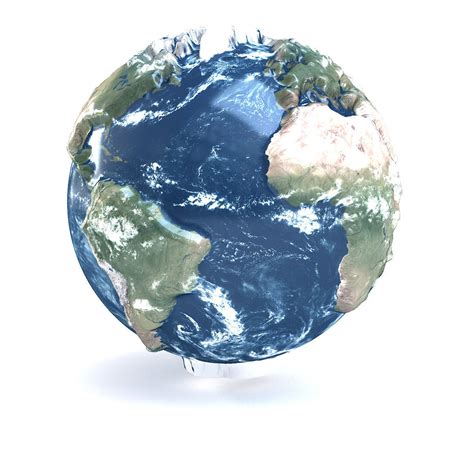 3d Earth Model Vr Ar Ready Cgtrader