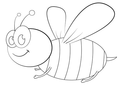 Раскраска Пчела Для Детей Распечатать Telegraph