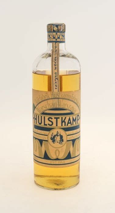 Collectiestuk Blanke Hulstkamp Fles Met Hulstkamp Warszawa Museum
