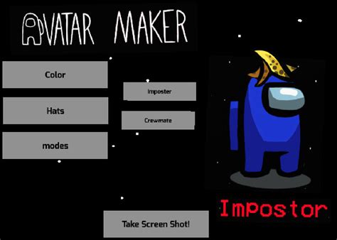 Among Us Avatar Maker Tynker