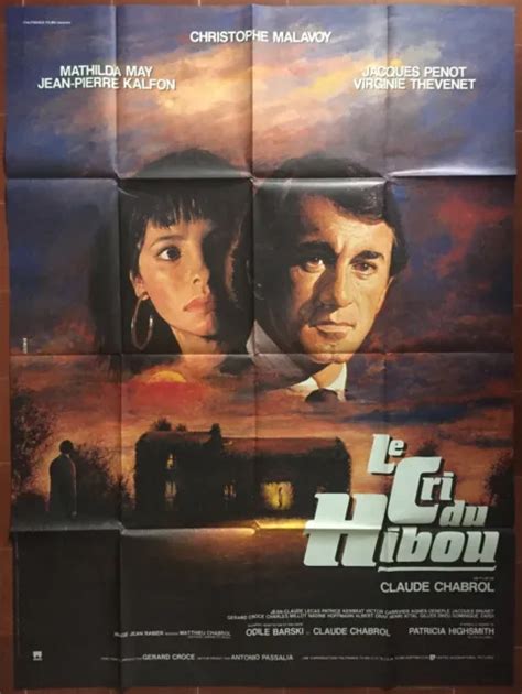 Affiche Le Cri Du Hibou Claude Chabrol Mathilda May Christophe Malavoy