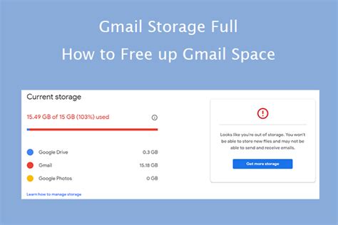 Gmail Storage Full How To Free Up Gmail Space Easily