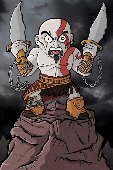 Kratos God Of War Fan Art By Super Munkyboy