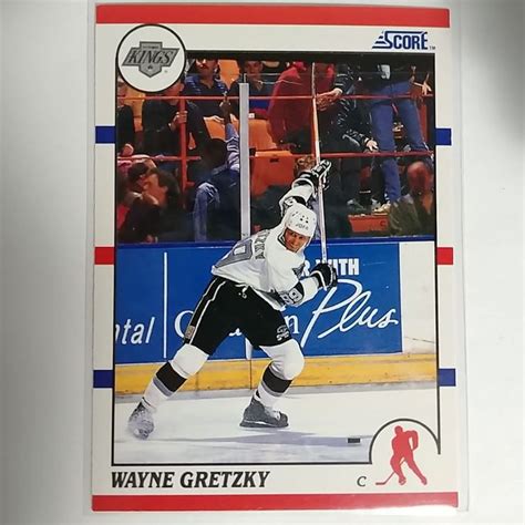 Wayne Gretzky 1990 91 Score Kings Hockey Card 1 Mint In Plastic