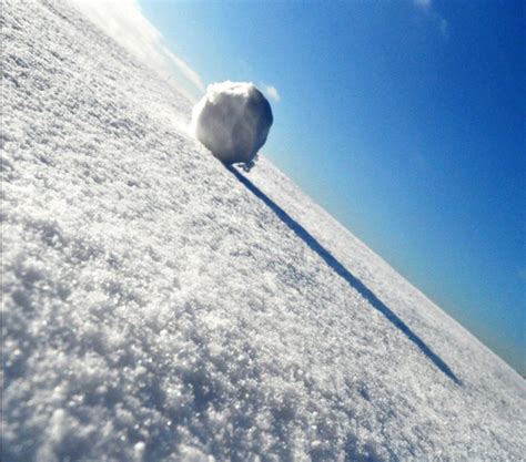 Snowball Rolling Down A Hill
