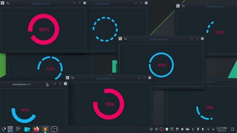 Round Progress Bar Python Pyqt Pyside Qtdesigner Pysideextn Modern Gui Flat Ui