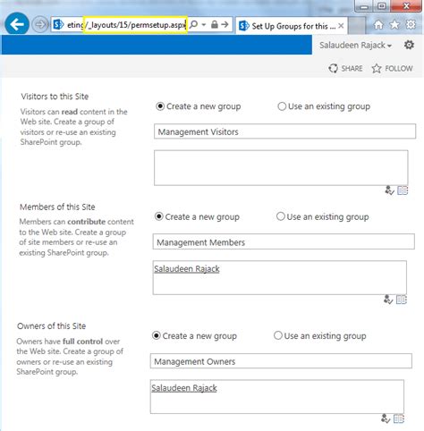 How To Create Default Groups In Sharepoint Site Sharepoint Diary