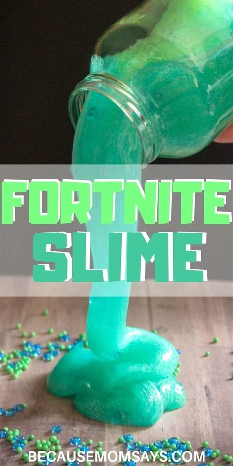 Fortnite Slime Slurp Juice Crafts For Boys Slime For Kids Easy