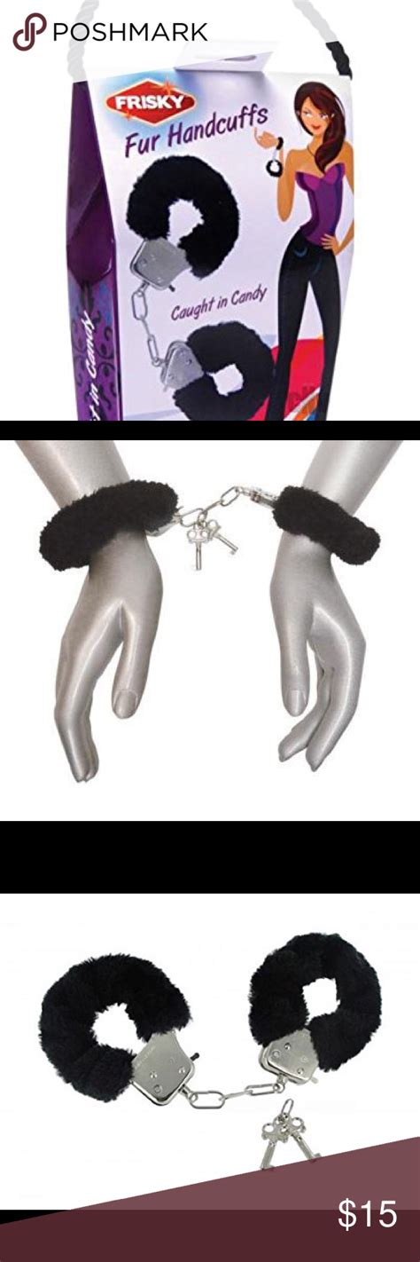 caught and candy fur handcuffs frisky last one black in 2022 frisky black sexy handcuffs