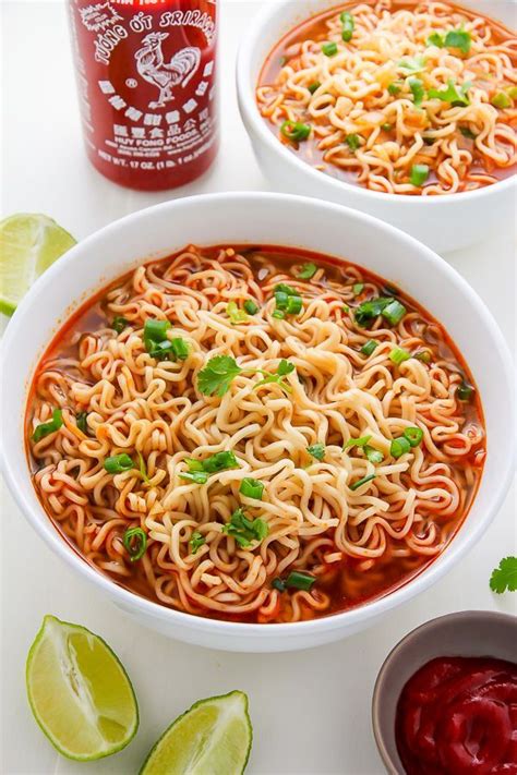 · cooking 1 instant ramen and cooking 5 to 10 instant ramen is completely different experience so hopefully this is helpful for you! 20-Minute Spicy Sriracha Ramen Noodle Soup | Recipe ...