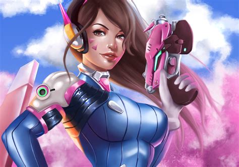 Dva Overwatch Artworks Hd Games 4k Wallpapers Images