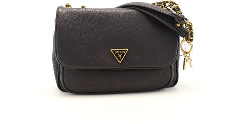 Guess Becci Convertible Crossbody Flap In Black Lyst