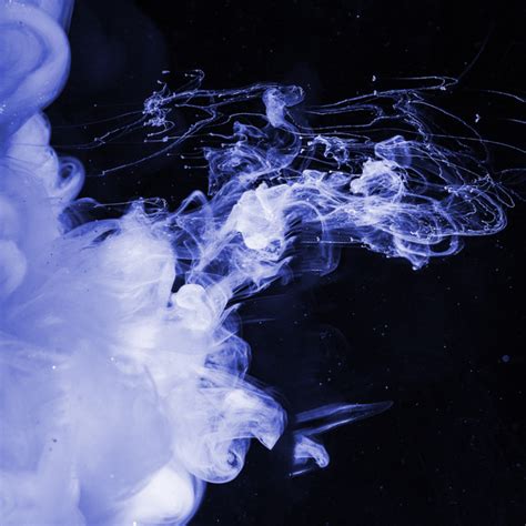Free Photo Abstract Heavy Blue Fog In Dark Liquid