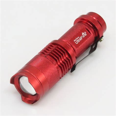 Ultrafire Cree Q5 Led Flashlight 7w High Power Mini Zoomable 3 Modes