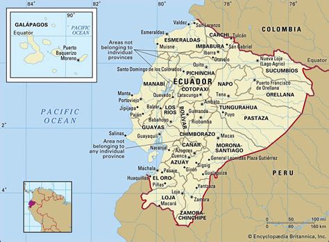 Ecuador Population Map
