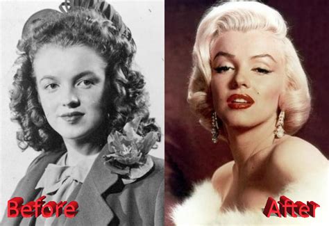 Marilyn Monroe Plastic Surgery A Shooting Star