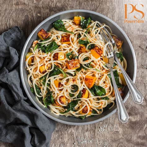 Romige Spaghetti Met Pompoen En Spinazie Koolhydraatarme Recepten