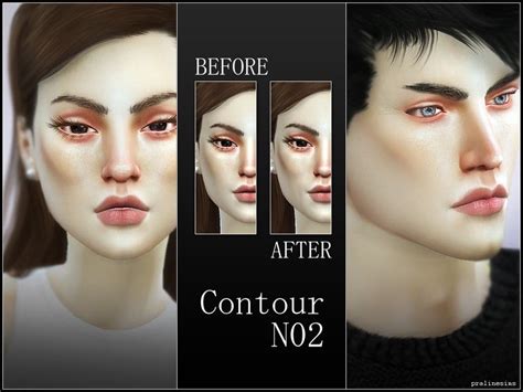 Pralinesims Contour N02 Face Contouring Contour Makeup Sims 4 Cc