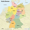 StepMap - Karte Dessau - Landkarte für Deutschland