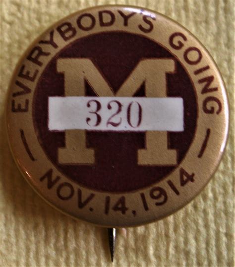University Of Minnesota Homecoming Buttons 1914