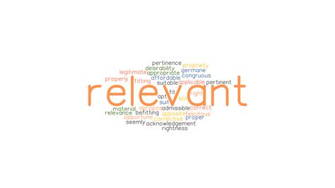 Relevant Synonyms And Related Words What Is Another Word For Relevant