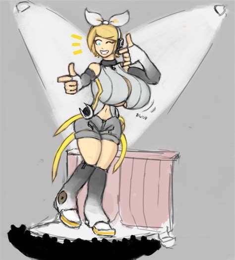 Rule 34 Aged Up Alternate Breast Size Blonde Hair Breasts Kagamine