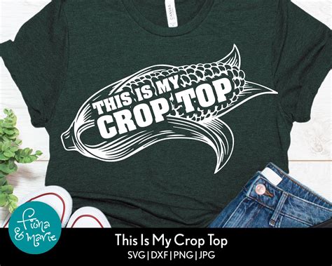 This Is My Crop Top Svg Farm Life Funny Country Svg Etsy