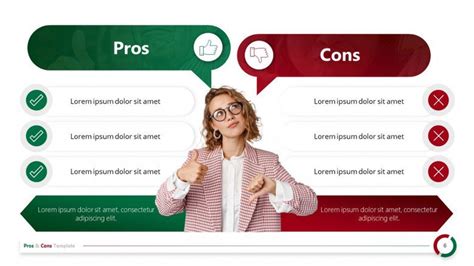 Pros And Cons Powerpoint Template Free Download