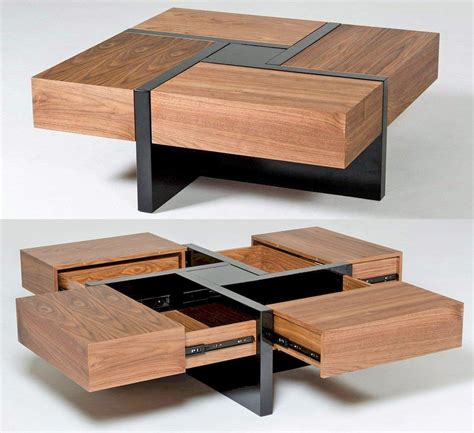 Modern Square Coffee Table Cool Coffee Tables Coffee Table With Storage Tea Table Design