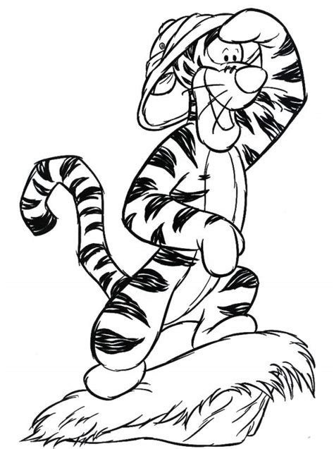 Tigger Winnie The Pooh Coloring Pages Clip Art Library